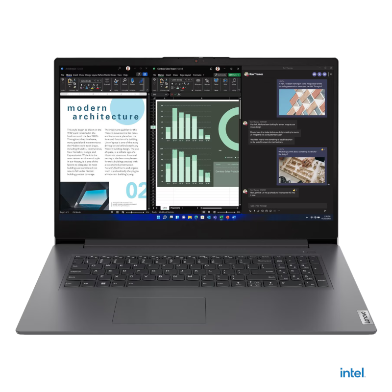 Ноутбук Lenovo V17 G4 IRU Iron Grey (83A2001SRA)